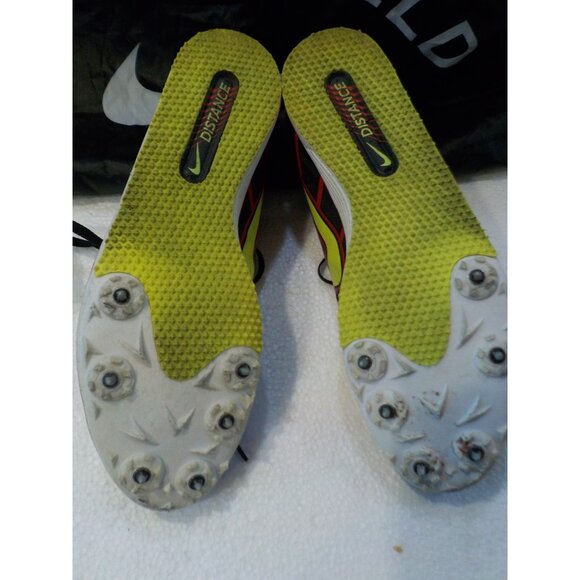 Nike Track & Field Women's Racing Spikes Shoes Black/Red/Charteuse Size 6 - Picture 5 of 7